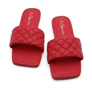 Shoe Land Anisha Stylish Flat Sandals for Summer Wear