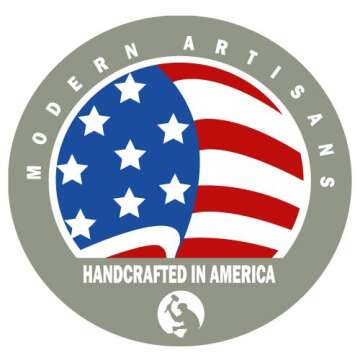 Modern Artisans American Made Stoneware Pottery Batter Bowls, 3-Piece Nesting Set, French Blue Glaze