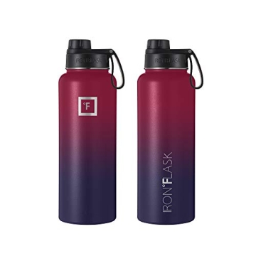IRON °FLASK 40oz Insulated Stainless Steel Water Bottle