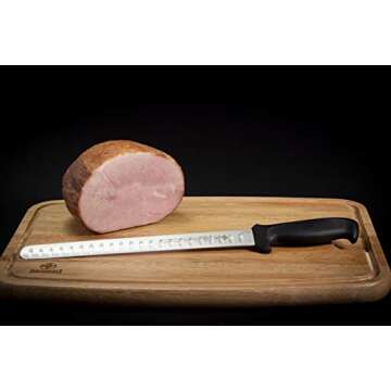 Mundial 12-Inch Hollow Edge Slicing Knife, Black