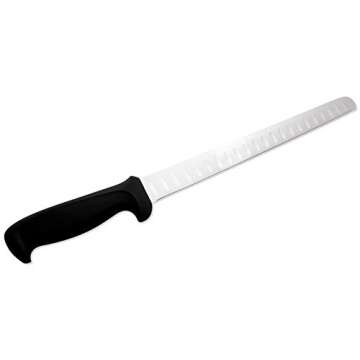 Mundial 12-Inch Hollow Edge Slicing Knife, Black