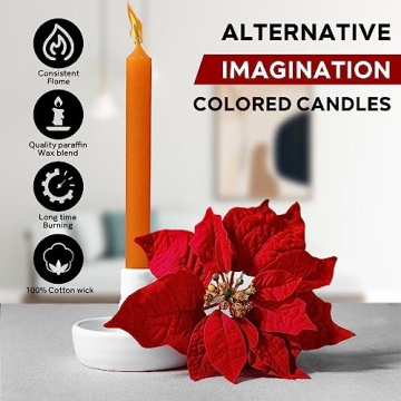 High-Quality Unscented Spell Candles - Set of 10