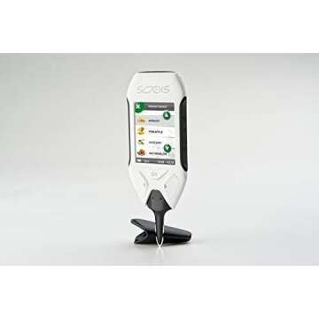 SOEKS EcoVisor F4 Geiger Counter Radiation Detector Dosimeter Nitrate Tester EMF Electromagnetic Electric Magnetic Field Device Water Quality TDS Meter Portable Electronic Touch Screen Easy to Use