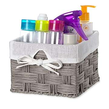 EZOWare Set of 4 Decorative Storage Baskets for Every Room