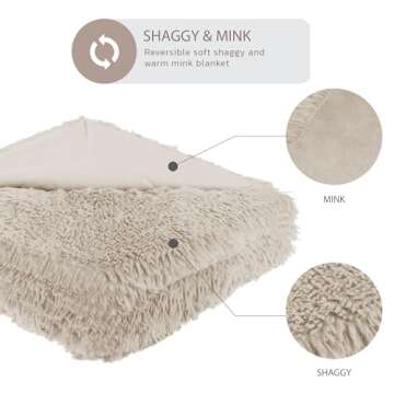 Hyde Lane Fluffy Throw Blanket for Couch or Sofa