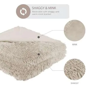 Hyde Lane Fluffy Throw Blanket for Couch or Sofa