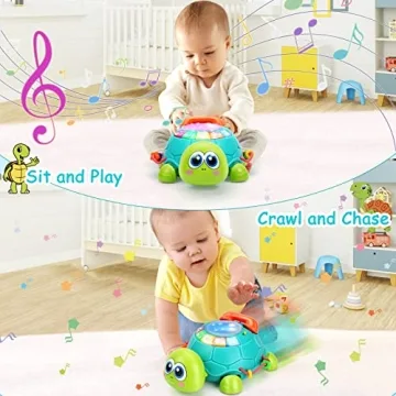 Musical Turtle Baby Toy for Fun Learning 6-12 Months