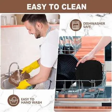 Boribim Reusable Square Silicone Air Fryer Liners