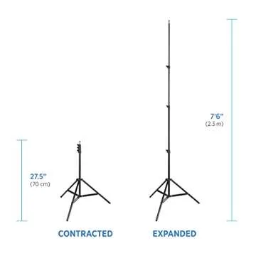 Fovitec Portable Light Stand Kit with Carry Bag
