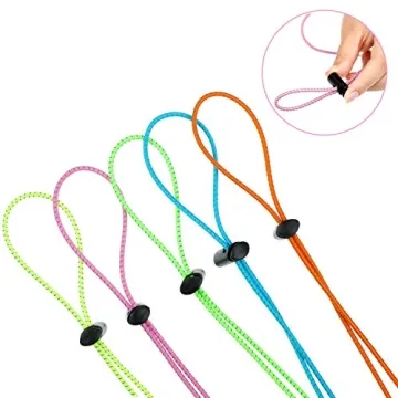 Adjustable 10 Sets Goggle Bungee Straps for Swimming