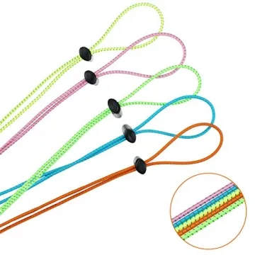 Adjustable 10 Sets Goggle Bungee Straps for Swimming