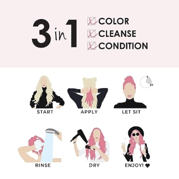 Keracolor Rose Gold Clenditioner - Color Depositing Conditioner