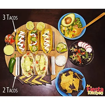 Durable Fiesta Kitchen Taco Holder Set for Easy Serving