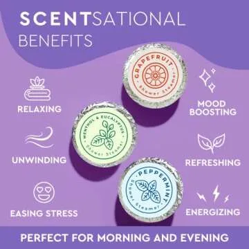 Cleverfy Shower Steamers Aromatherapy Gift Set - 12 Pack