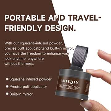 MIFELOY Root Touch Up Powder - Effortless Gray Coverage