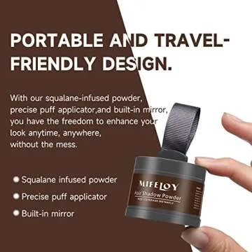 MIFELOY Root Touch Up Powder - Effortless Gray Coverage