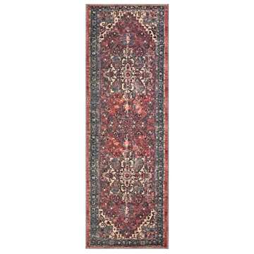 2x6 Boho Design Non-Slip Runner Rug - Versatile & Stylish