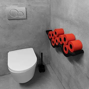 Renova Red Toilet Paper - Stylish 3-Ply Luxury Blister Pack of 2 Rolls