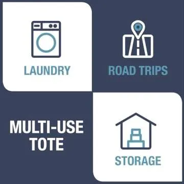 CleverMade Collapsible Laundry Caddy, Black/Charcoal, - 64L (17 Gal) Large Foldable Laundry Basket with Sturdy Pop-Up Wire Frame and Long Carry Handles - Space-Saving, Collapsible Laundry Basket, 1PK