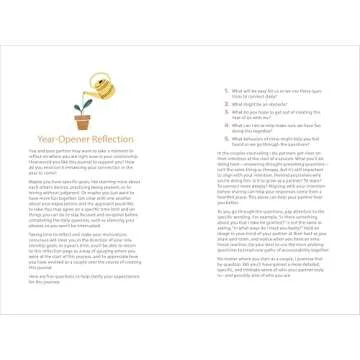 Engaging Couple's Journal for Meaningful Conversations