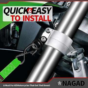 Tie Down Strap Rings Tie-Down Anchors Hooks Stainless Steel Lashing Rings with Black Powder Coating ...