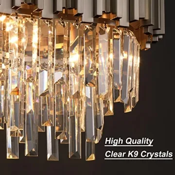 Elegantly Crafted OSAIRUOS Crystal Chandelier for Modern Homes