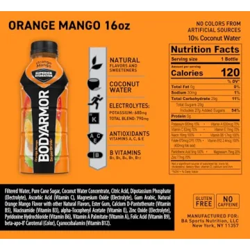 BODYARMOR Orange Mango - Hydration for Athletes
