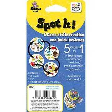 Spot It! Camping Card Game for Family Fun and Travel