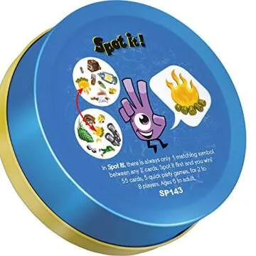 Spot It! Camping Card Game for Family Fun and Travel