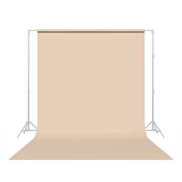 Savage Seamless Paper Photography Backdrop - Egg Nog Color, 107" x 36'
