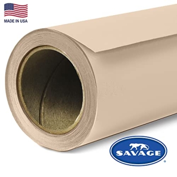 Savage Seamless Paper Backdrop - Egg Nog Color, 107" x 36'