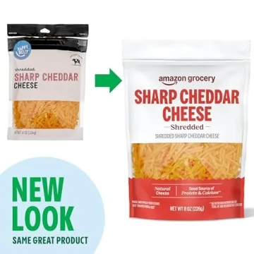 Delicious Amazon Grocery Shredded Sharp Cheddar Cheese for Snacking and Cooking