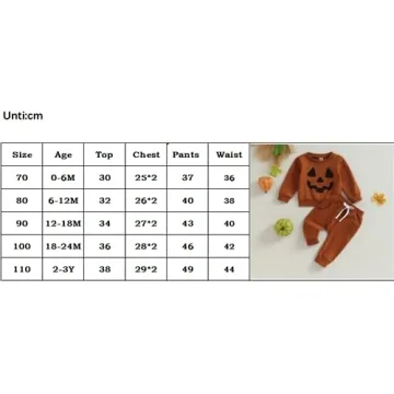 LIOMENGZI Baby Boy Halloween Outfit Pumpkin Sweatshirt Pants Set