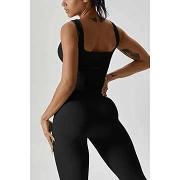 QINSEN Women's Stylish Tummy Control Jumpsuit - Perfect Fit!