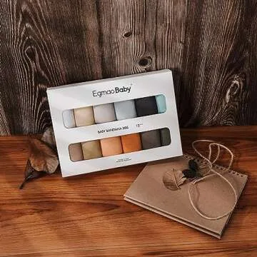 Baby Bandana Drool Bibs for Boys and Girls,Super Soft Unisex 12 Pack Absorbent Cotton Organic Bib Se...