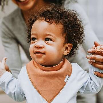 Baby Bandana Drool Bibs for Boys and Girls,Super Soft Unisex 12 Pack Absorbent Cotton Organic Bib Set for Teething and Drooling