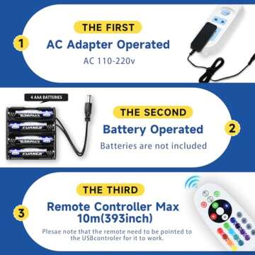 Hosim LED Message Writing Board 32"x24" Illuminated Erasable Neon Effect Restaurant Menu Sign with 8 colors Markers, 7 Colors Flashing Mode DIY Message Chalkboard for Kitchen Wedding Promotions (6080)