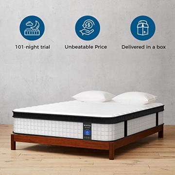 Inofia Twin Mattress 12 Inch Hybrid Comfort and Support