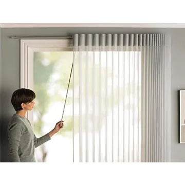Durable Invisible Curtain Pull Rods - Jos & Haz 36" (6 Pack)