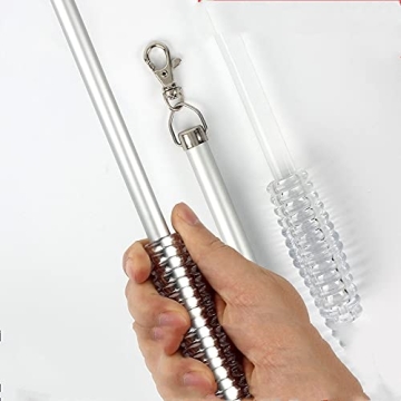 Durable Invisible Curtain Pull Rods - Jos & Haz 36" (6 Pack)