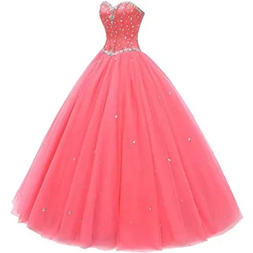 Likedpage Women's Sweetheart Ball Gown Prom Dress