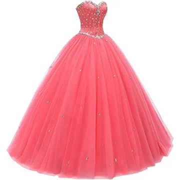 Likedpage Women's Sweetheart Ball Gown Prom Dress