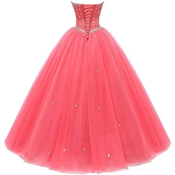 Likedpage Women's Sweetheart Ball Gown Prom Dress