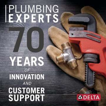 Stylish DELTA Nicoli Bathroom Faucet, Easy Installation, Matte Black