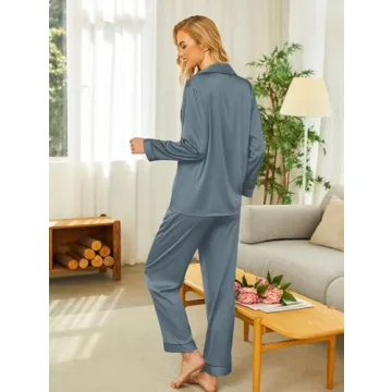 Ekouaer Silk Satin Pajama Set - Luxury Women’s Sleepwear