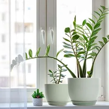 Whonline Plastic Planter Set - 10/9/8/6 Inch Flower Pots