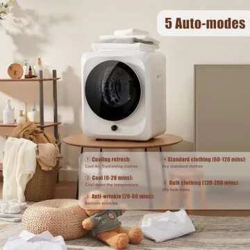 Compact Washer and Dryer Combo, Ideal for Apartment Living
