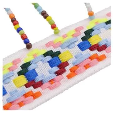 Ancefine Pom Poms Tassel Trim - Colorful 5 Yard Craft Decoration