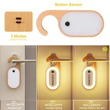 Leapair Motion Sensor Night Light with Message Board
