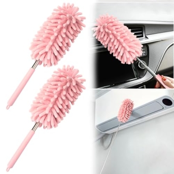 Stylish & Practical 2Pcs Duster Set for Clean Cars - Must-Have Tools